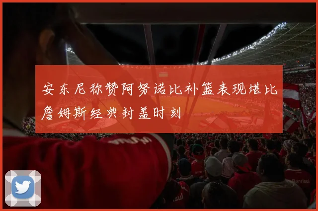 安东尼称赞阿努诺比补篮表现堪比詹姆斯经典封盖时刻